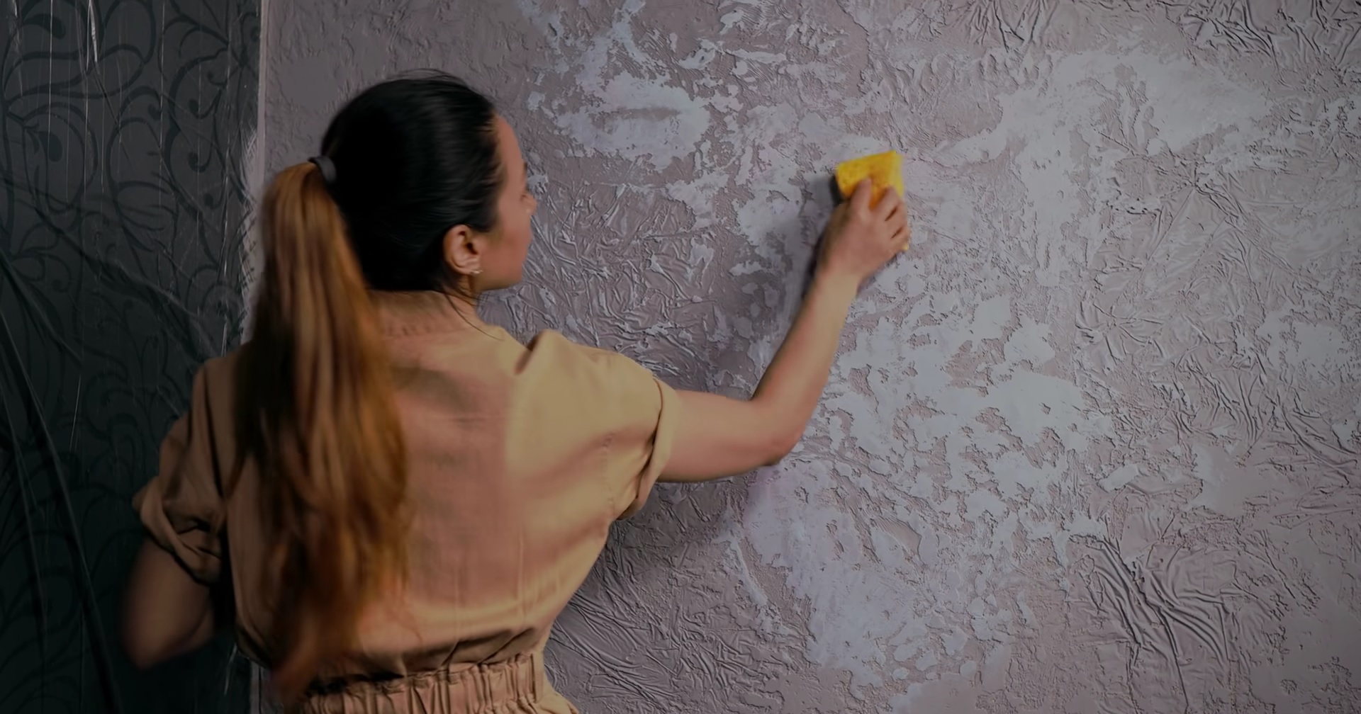 Внутренняя отделка декоративной штукатуркой - 1