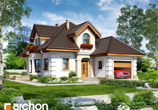 Проект дома со сложной крышей в Киеве