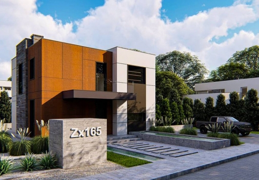 Проект дома Zx165 в Киеве