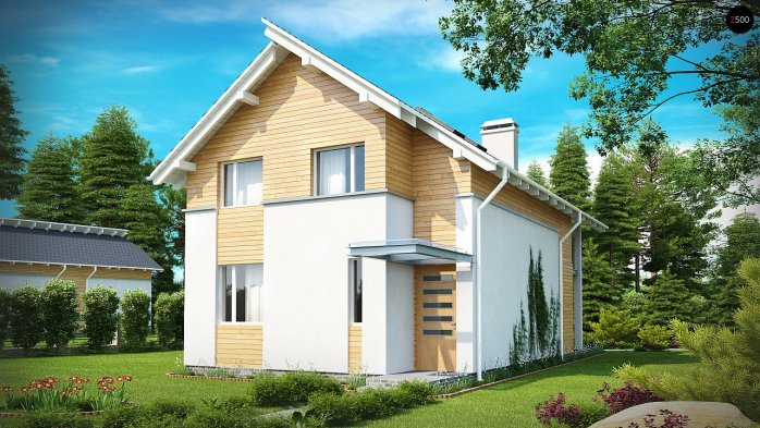 Проект дома U137 - 2 С мансардным этажом дома в Киеве