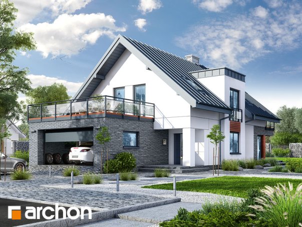 Проект дома Дом в червени (Г2) - 2 С мансардным этажом дома в Киеве