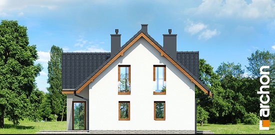 Проект дома Дом в мелиссе вер.2 - 5 С мансардным этажом дома в Киеве