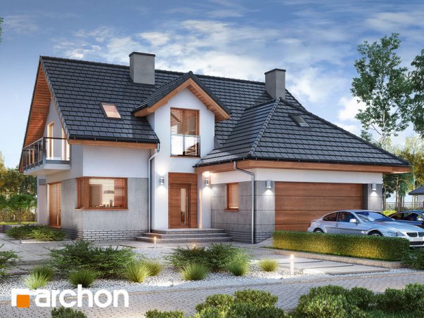 Проект дома Дом в каченьцах (Г2) - 1 С мансардным этажом дома в Киеве