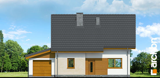 Проект дома Дом в хлорофитуме (ГТ) вер.2 - 3 С мансардным этажом дома в Киеве