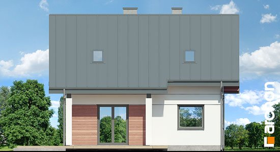 Проект дома Дом Миниатюрка (Н) вер.2 - 6 С мансардным этажом дома в Киеве