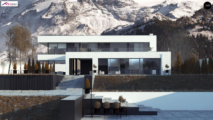 Проект дома Ux154 - 2 Двухэтажные дома в Киеве