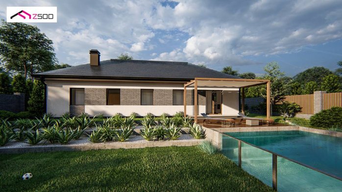 Проект дома U488 - 5 Одноэтажные дома в Киеве