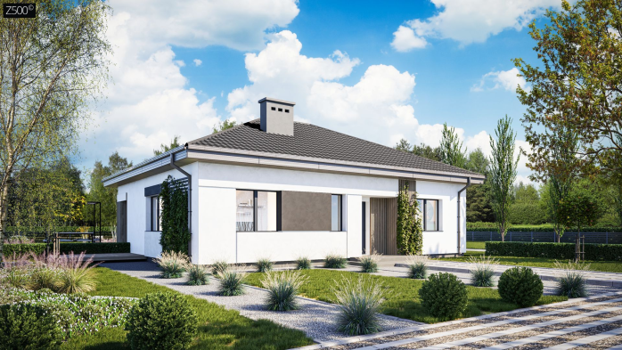 Проєкт будинку U273 a el - Одноповерхові дома у Києві