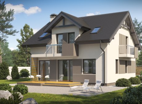 Проект дома U65 v2 pk