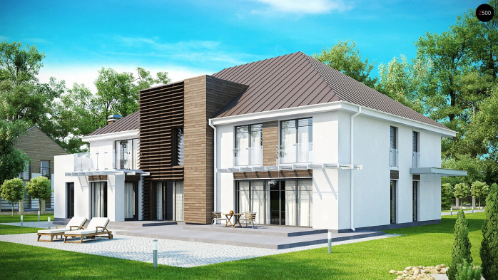 Проект дома Ux20 - 2 Двухэтажные дома в Киеве