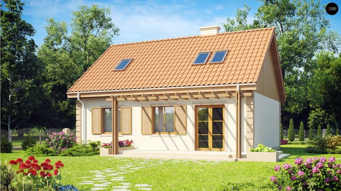 Проект дома U14 - 2 С мансардным этажом дома в Киеве