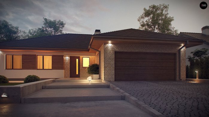 Проект дома U301 - 15 Одноэтажные дома в Киеве