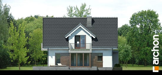 Проект дома Дом в рододендронах 5 (H) вер.2 - 5 С мансардным этажом дома в Киеве