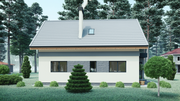 Проект дома DBT 286 - 4 С мансардным этажом дома в Киеве