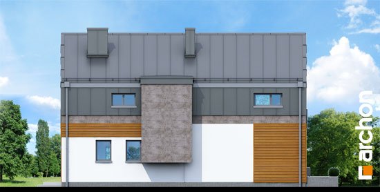 Проект дома Дом под ивой - 4 С мансардным этажом дома в Киеве