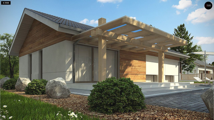 Проект дома U338 - 4 С мансардным этажом дома в Киеве