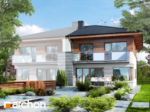 Проект дома Вилла Юлия (Б) вер.3 - 2 Двухэтажные дома в Киеве