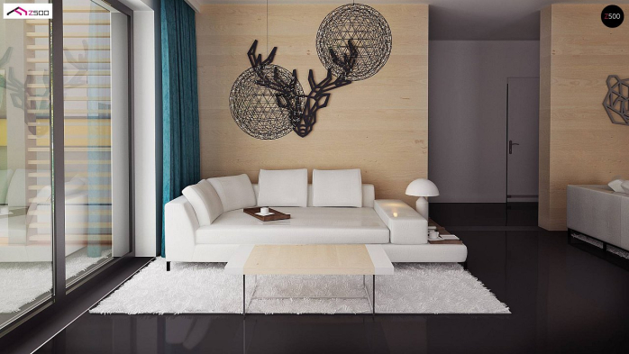 Проєкт будинку Ux151 - Двоповерхові дома у Києві