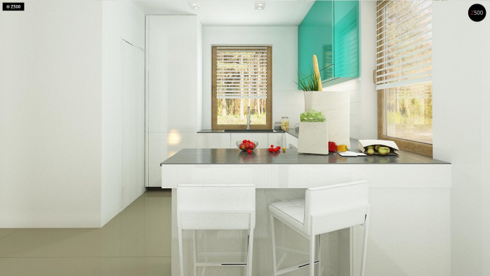 Проект дома U163 - 8 С мансардным этажом дома в Киеве