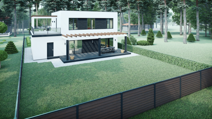 Проєкт будинку DBT 262 - Двоповерхові дома у Києві