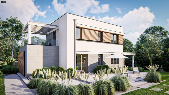 Проект дома Ux63 v2 - 2 Двухэтажные дома в Киеве