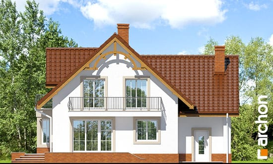 Проект дома Дом в тамарисках 2 вер.2 - 6 С мансардным этажом дома в Киеве