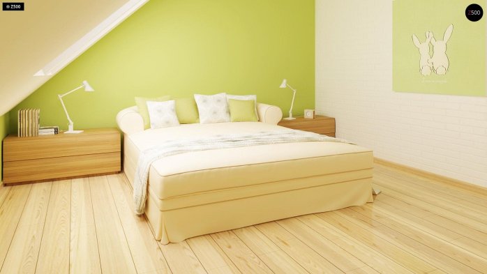 Проект дома U40 - 14 С мансардным этажом дома в Киеве