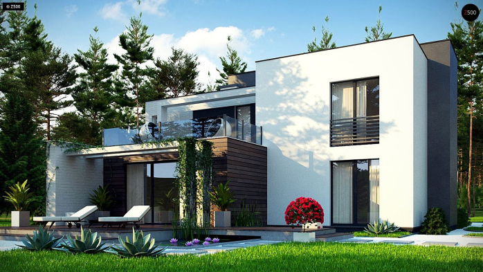 Проект дома Ur17 A - 3 Двухэтажные дома в Киеве