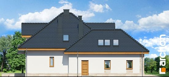 Проект дома Дом в кокосах (Н) - 5 С мансардным этажом дома в Киеве