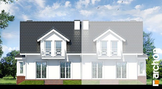 Проект дома Дом в ясменнике вер.2 - 6 С мансардным этажом дома в Киеве