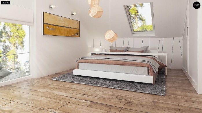 Проект дома U296 - 11 С мансардным этажом дома в Киеве