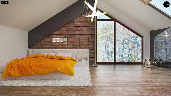 Проект дома U288 - 10 С мансардным этажом дома в Киеве