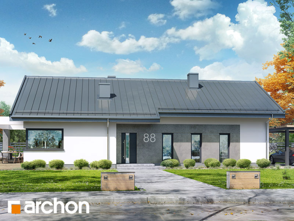 Проект дома Дом в пеперомиях 2 - 2 Одноэтажные дома в Киеве