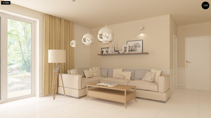 Проект дома U136 GP - 4 Одноэтажные дома в Киеве