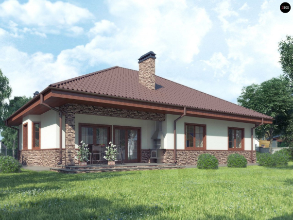 Проект дома U10 stu bk - 2 С мансардным этажом дома в Киеве