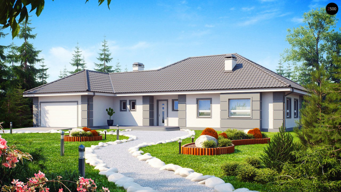 Проект дома U21 - 1 Одноэтажные дома в Киеве