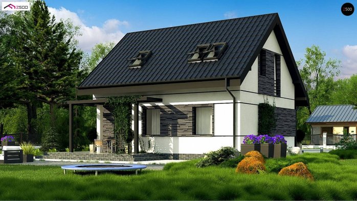 Проект дома U212 - 3 С мансардным этажом дома в Киеве