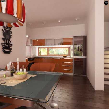 Проект дома U222 - 8 С мансардным этажом дома в Киеве