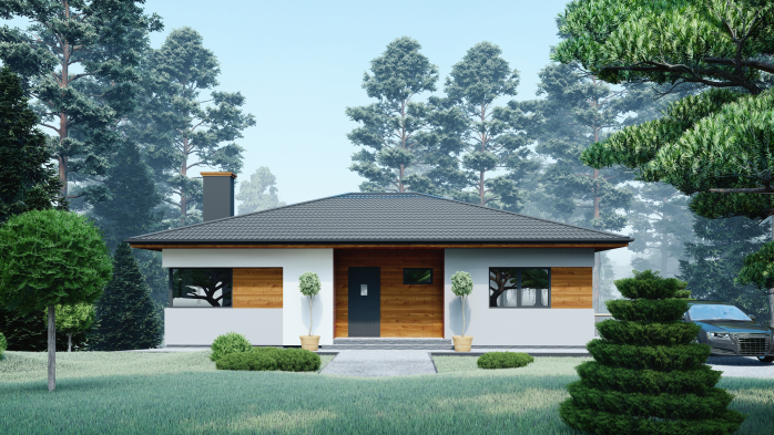 Проєкт будинку DBT 261 - Одноповерхові дома у Києві