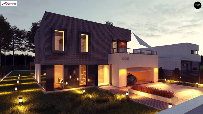 Проект дома Ux255 - 2 Двухэтажные дома в Киеве