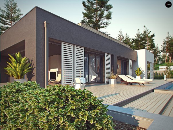 Проект дома Ux65 - 13 Одноэтажные дома в Киеве