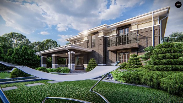 Проект дома Uu15 k - 6 Двухэтажные дома в Киеве