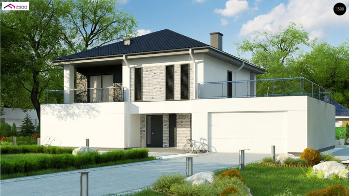 Проект дома U291 - 1 Двухэтажные дома в Киеве