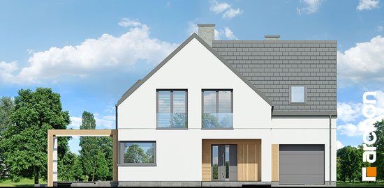 Проект дома Дом в аморфах - 3 С мансардным этажом дома в Киеве