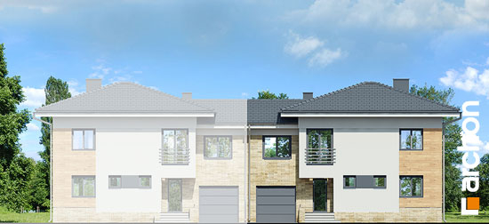 Проект дома Дом в мирте 3 (B) вер.3 - 3 Двухэтажные дома в Киеве