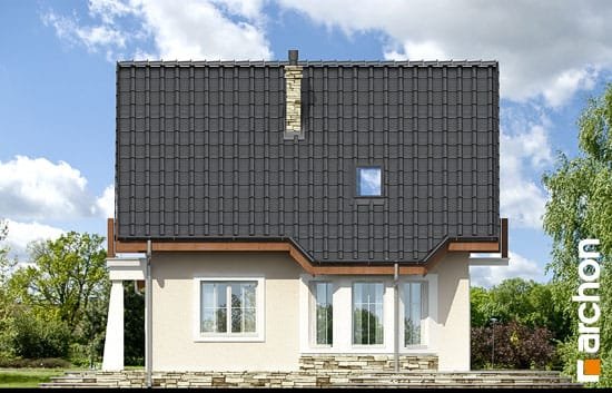 Проект дома Дом в винограде 2 вер.2 - 4 С мансардным этажом дома в Киеве