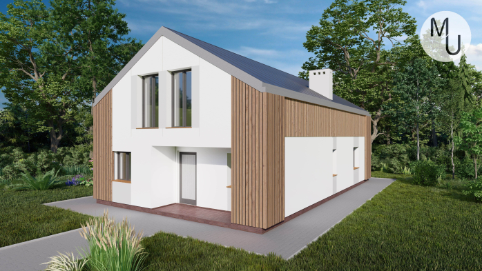 Проект дома DBMU Гаральд - 3 Двухэтажные дома в Киеве