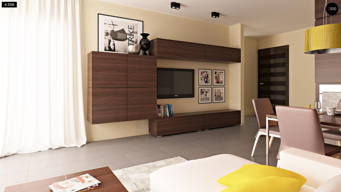 Проект дома Ub7 - 5 С мансардным этажом дома в Киеве