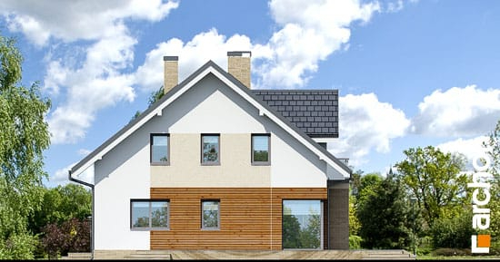 Проект дома Дом в тимьяне 5 TERMO вер.2 - 6 С мансардным этажом дома в Киеве
