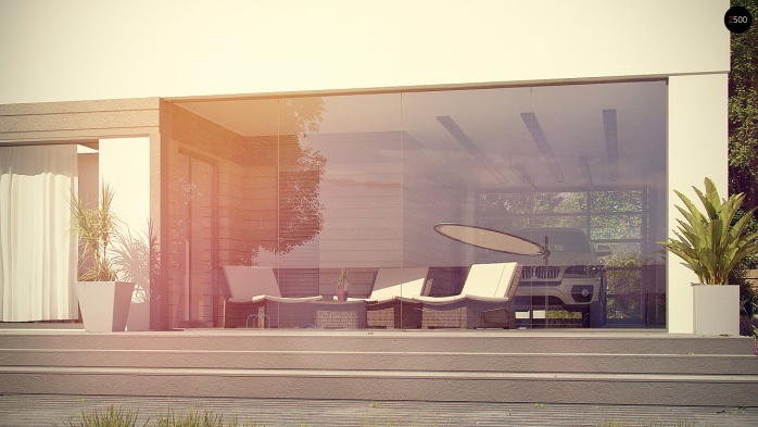 Проект дома Ux117 - 8 Одноэтажные дома в Киеве